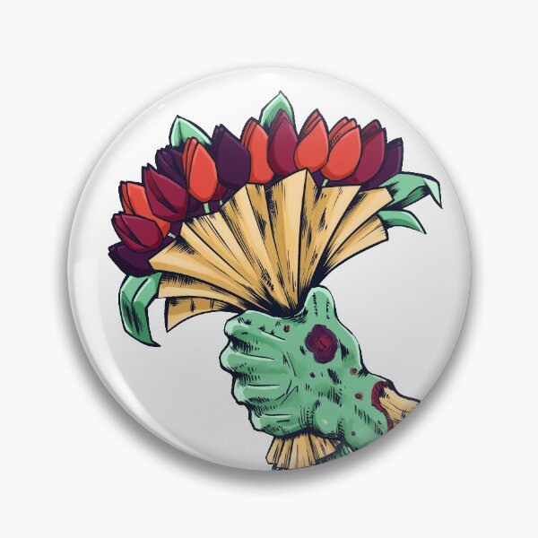 Item preview, Romantic zombie gives you flowers designed and sold by Gregory Avoyan.