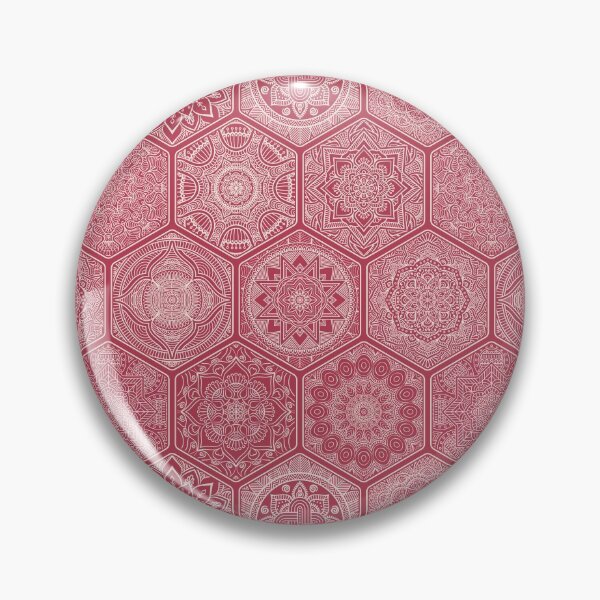 Item preview, Strawberry Pink Mandalas Scared Geometry designed and sold by solrevolver.