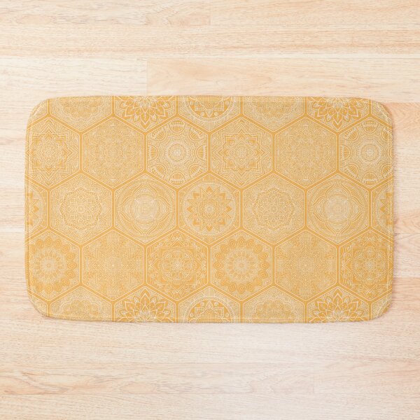 Item preview, Lemon Yellow Mandalas Scared Geometry designed and sold by solrevolver.