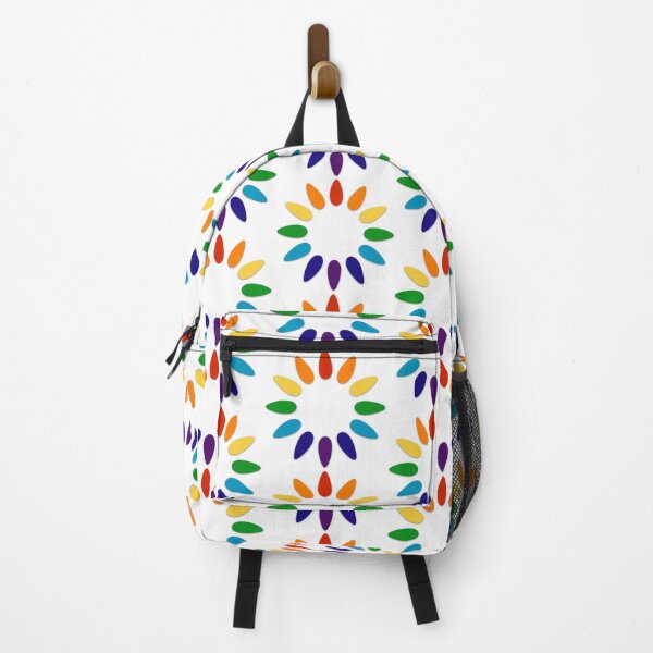 Item preview, Rainbow Flower Clock designed and sold by Yampimon.