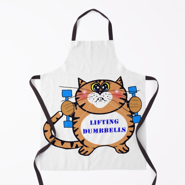 Item preview, The cat is lifting dumbbells designed and sold by Shirley cute art .