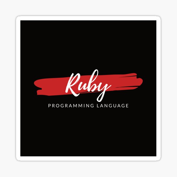 Item preview, Ruby Programming Language Paint Smear designed and sold by Code Wear.