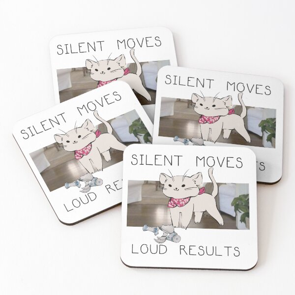 Item preview, Silent Moves, Loud Results designed and sold by Alice Cheng.
