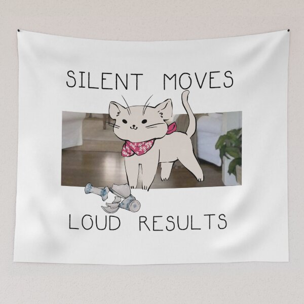 Item preview, Silent Moves, Loud Results designed and sold by Alice Cheng.