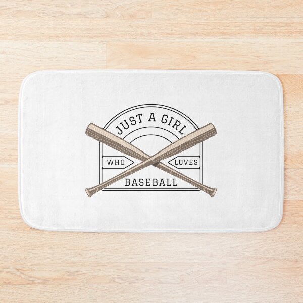Item preview, Baseball Just A Girl Saying / Bat Graphic Players, Fans Play design designed and sold by CreatedByHeidi.