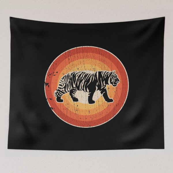 Item preview, Tiger Sunset Retro Shirt for Men Women Boys Girls Kids Animal Lover Gifts designed and sold by LiqueGifts.