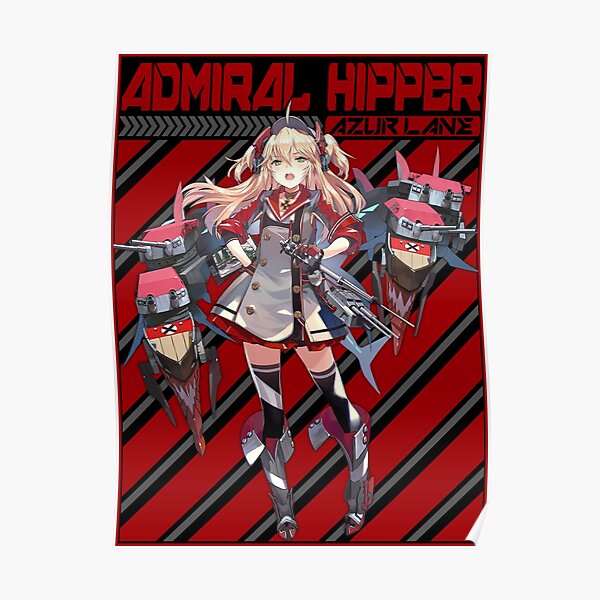AZUR LANE ADMIRAL HIPPER Poster
