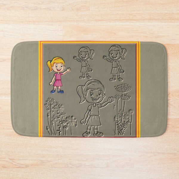 Item preview, Happy Girl in Flower Garden designed and sold by prashant art factory ✅️.