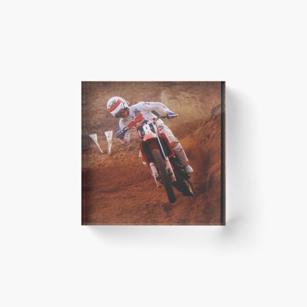 Item preview, Jim Gibson 8 HON - 1982 Trans-Cal at Saddleback Park designed and sold by mxartgallery.
