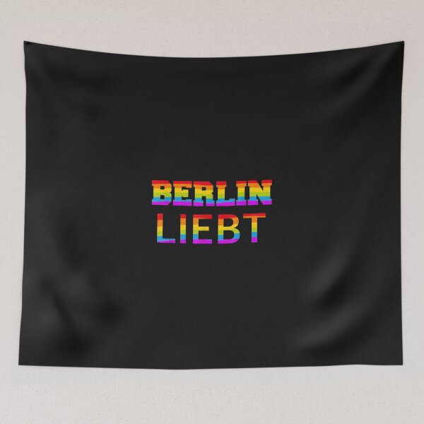 Artikelvorschau, Berlin liebt LGBT Regenbogenfahne entworfen und verkauft von OwenKennedy.