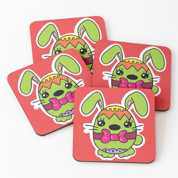 Item preview, Green Easter Egg Bunny  designed and sold by MagicStrawberry.