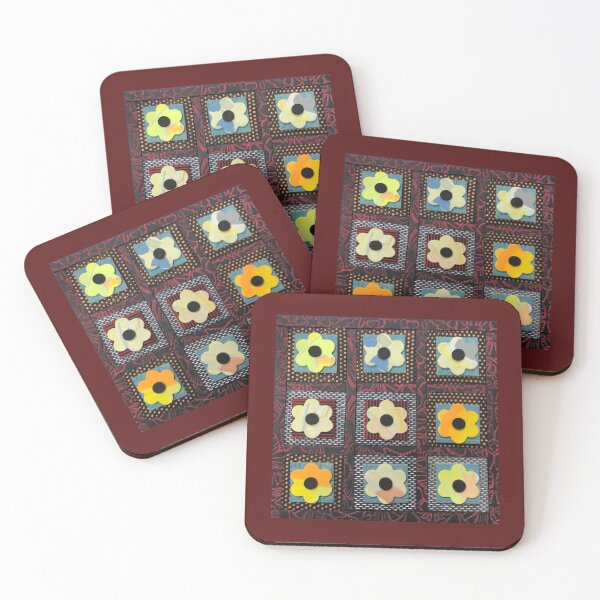 Item preview, Quilty Flowers 2 designed and sold by prunellaparsnip.