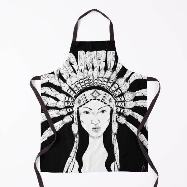Item preview, Native American Woman with Headdress designed and sold by CKlinger.