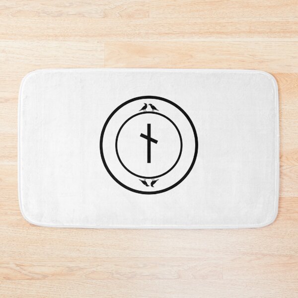 Item preview, Nauthiz - Raven White - Norse Rune - Viking Rune - Ancient Alphabet designed and sold by Live2211.