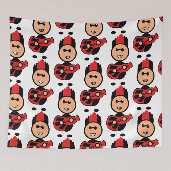 Item preview, Funny Rockstar playing guitar designed and sold by iTrending.