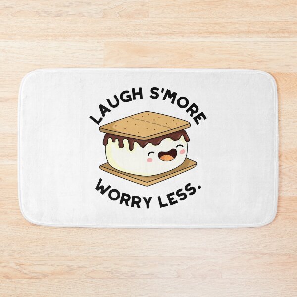 Item preview, Laugh Smore Worry Less Funny Smore Puns  designed and sold by punnybone.