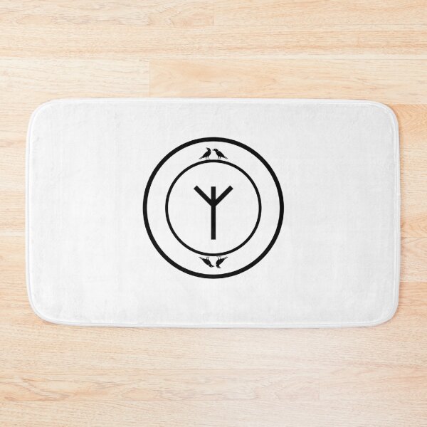 Item preview, Algiz - Raven White - Norse Rune - Viking Rune - Ancient Alphabet designed and sold by Live2211.