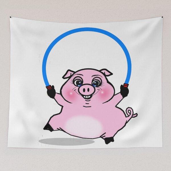 Item preview, Pig jumping rope  designed and sold by Shirley cute art .