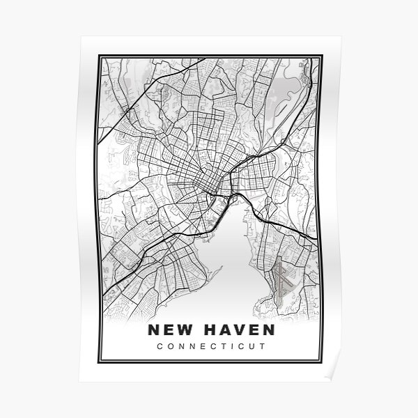 New Haven Street Map New Haven Street Map Gifts & Merchandise | Redbubble