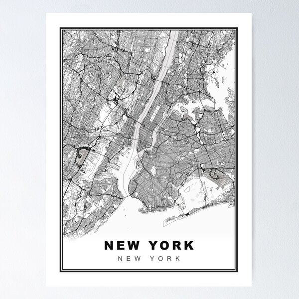 Item preview, New York Map designed and sold by Tamas Das.