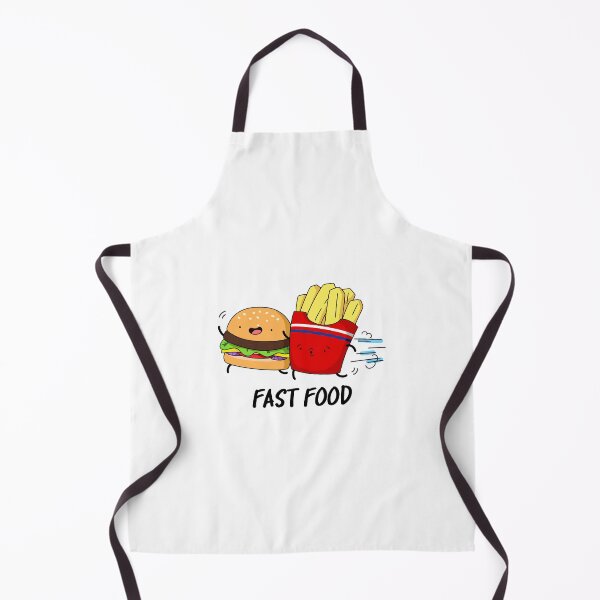 Item preview, Fast Food Funny Burger Fries Puns designed and sold by punnybone.