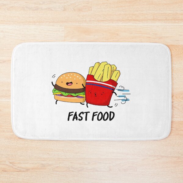 Item preview, Fast Food Funny Burger Fries Puns  designed and sold by punnybone.