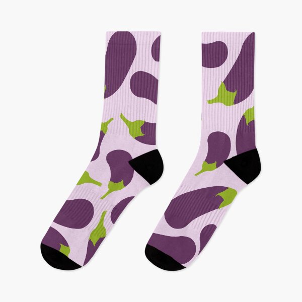 Item preview, Eggplant Aubergine Purple Vegetable Pattern Design designed and sold by idovedesign.