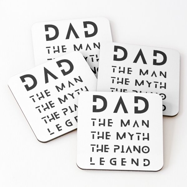 Item preview, Dad, the man, the myth, the piano legend designed and sold by CeciLop.