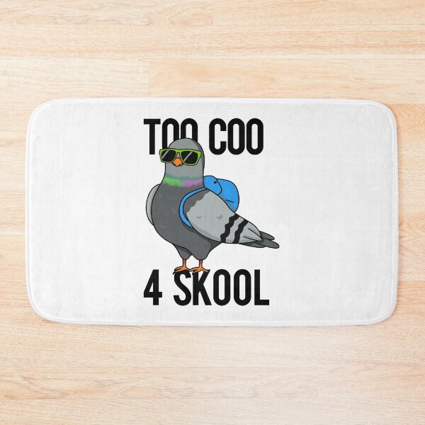 Item preview, Too Coo 4 Skool Funny Pigeon Puns   designed and sold by punnybone.