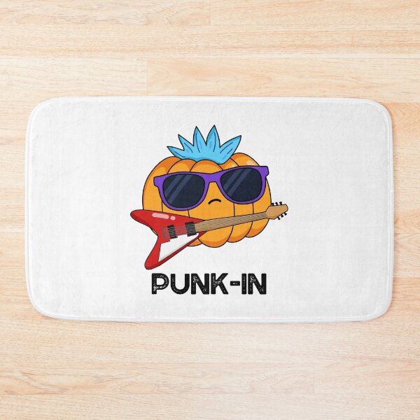 Item preview, Punk-in Funny Punk Rock Pumpkin Puns  designed and sold by punnybone.