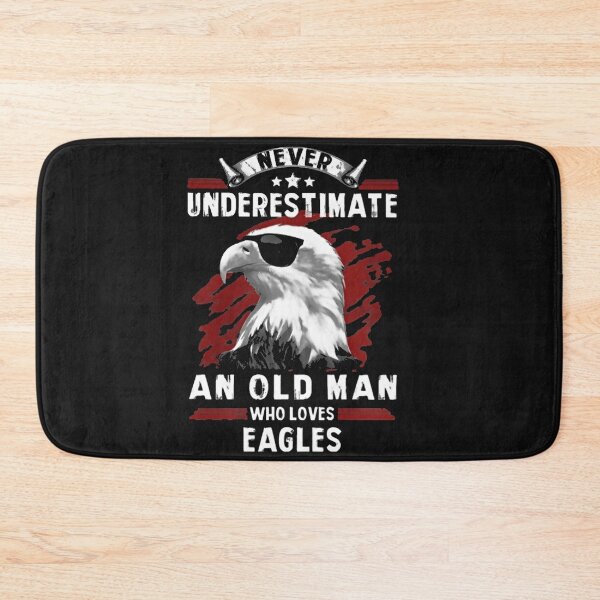 Item preview, Never Underestimate An Old Man Who Loves Eagles designed and sold by JesseHess.