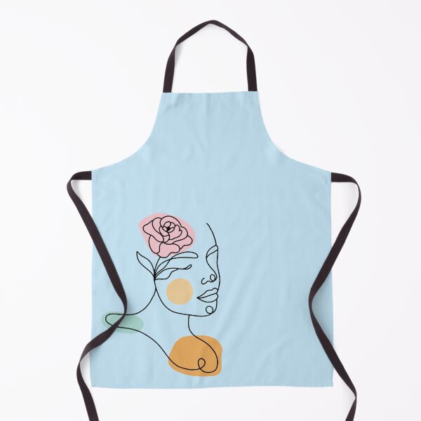 Item preview, Woman smile Face girl drawing abstract pink flower abstractface oneline onelinedrawing, designed and sold by Queengood.