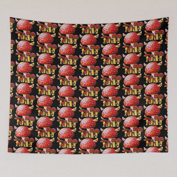 Item preview, Mushrooms and Moths designed and sold by TeaFairy Art.