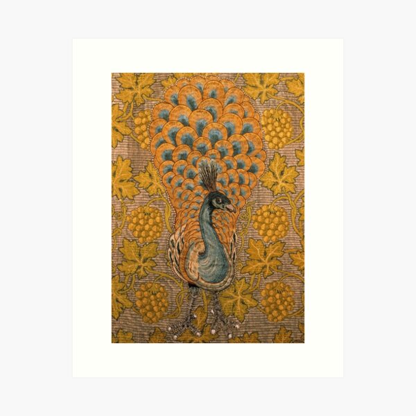 Peacock And Vine Detail, William Morris And Philip Webb Art Print