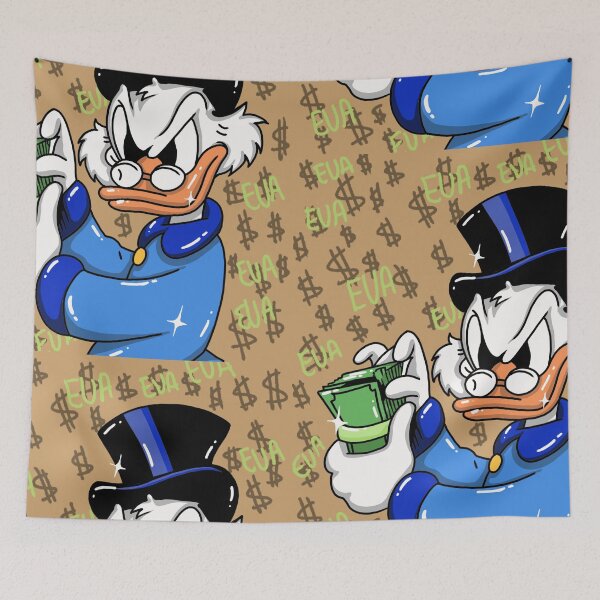 Item preview, Golden Scrooge mcduck and Money | Eva Kiseleva designed and sold by Eva Kiseleva.