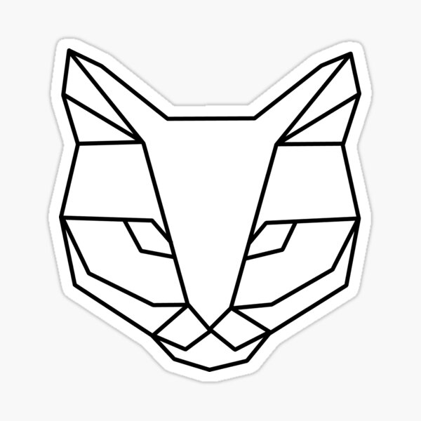 Item preview, Geometric cat designed and sold by One Line Aesthetics ♡.