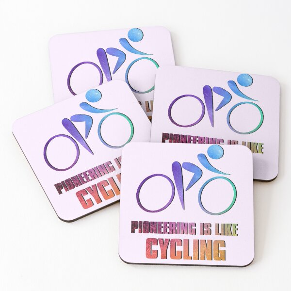 Item preview, PIONEERING IS LIKE cycling  designed and sold by josephfanous.