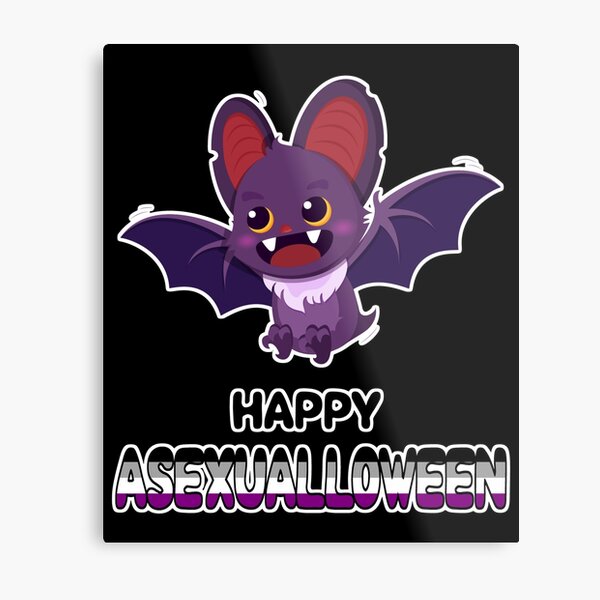 Lámina Metálica Meme Asexual Halloween Asexual Feliz Halloween Asexual Asexualidad