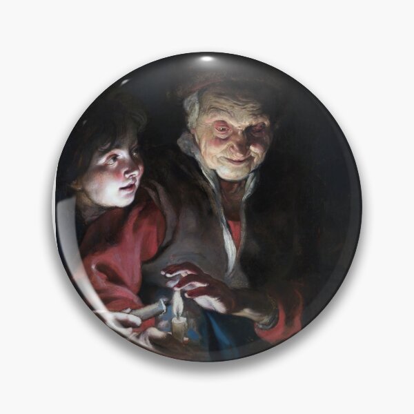 Item preview, Old Woman and Boy with Candles - Rubens designed and sold by billduncan.