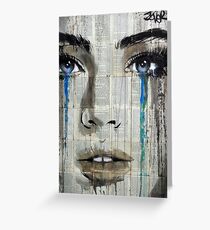 blue flame Greeting Card