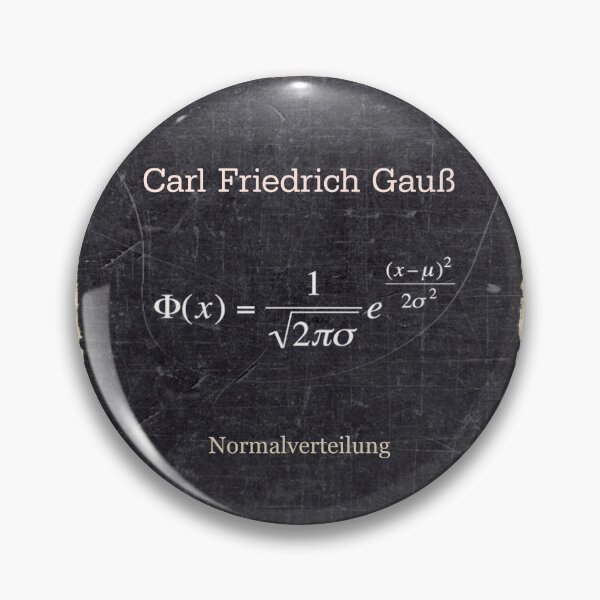 Item preview, Carl Friedrich Gauss - Normal Distribution designed and sold by NW-Photo-Art.