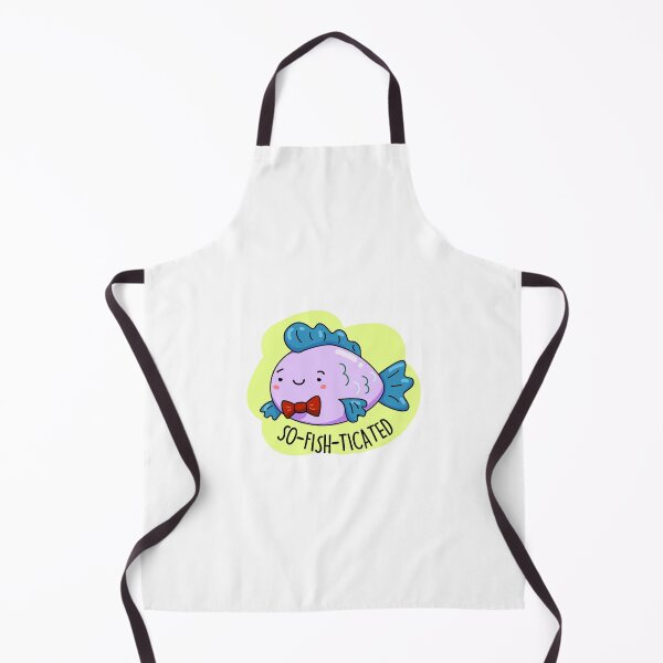 Item preview, So-fish-ticated Funny Sophisticated Fish Puns designed and sold by punnybone.