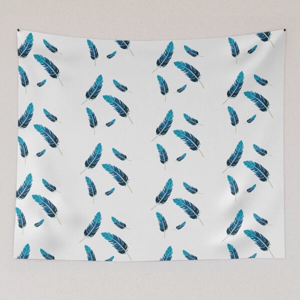 Item preview, Blue Feathers designed and sold by Molham9.