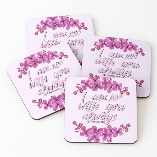 Item preview, I AM WITH YOU ALWAYS (FLOWERS) designed and sold by josephfanous.
