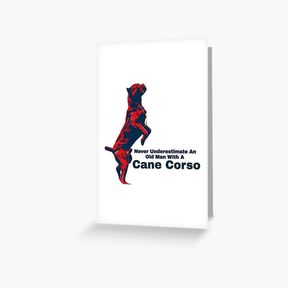 "Cane Corso Quotes " Greeting Card by Yayatachdiyat71 Redbubble