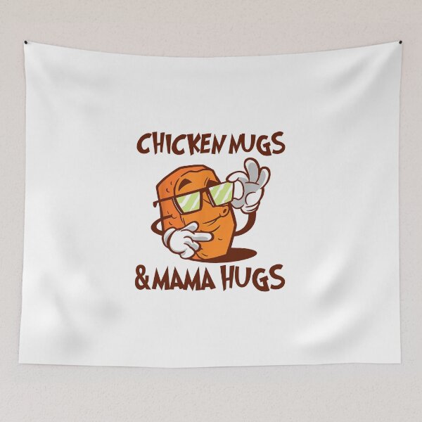 Item preview, Chicken Nugs And Mama Hugs For Nugget Lover Funny designed and sold by BugattiDivo58.