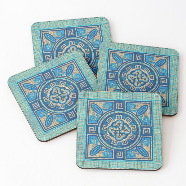 Item preview, Adorno de azulejos de mosaico designed and sold by k9printart.
