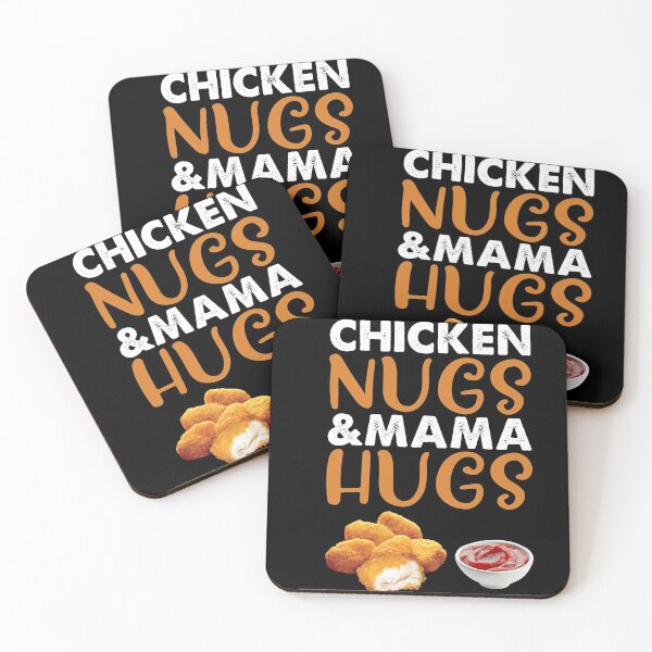Item preview, Chicken Nugs and Mama Hugs Funny Chicken Nugget Graphic designed and sold by BugattiDivo58.