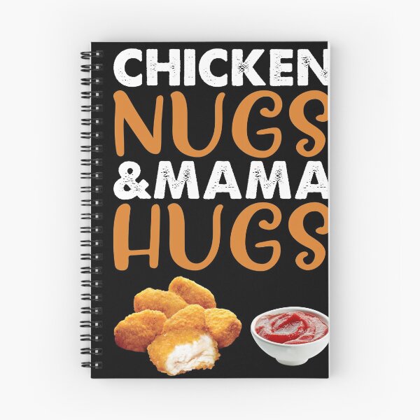 Item preview, Chicken Nugs and Mama Hugs Funny Chicken Nugget Graphic designed and sold by BugattiDivo58.