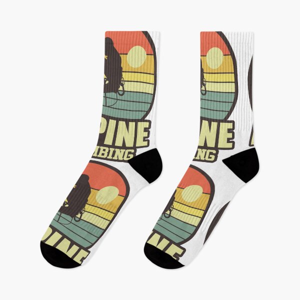 Item preview, Alpine Climbing | Born To Climb Forced To Work designed and sold by GravitiTees.